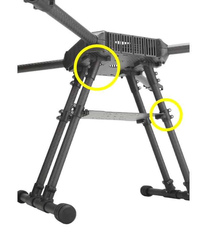 Tarot Landing Gear Battery Mount Adapter for 16 mm / 20 mm Tubes – TL1806 / TL1807 - Image 2