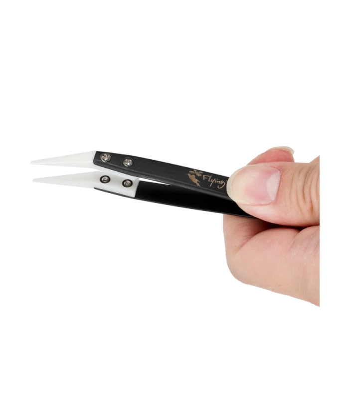 Flying Tech 3 Piece Ceramic Tweezer Set - Image 9