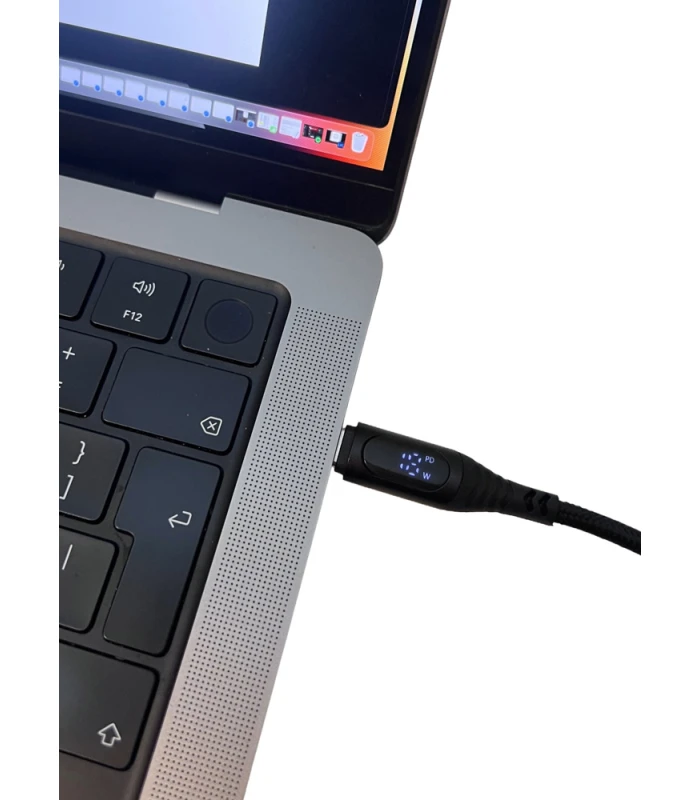 Flying Tech 240W Double USD Type-C PD Fast Charging Cable with Digital Display - 1M - Image 6