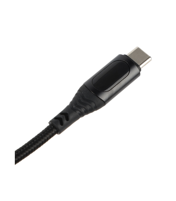 Flying Tech 240W Double USD Type-C PD Fast Charging Cable with Digital Display - 1M - Image 3