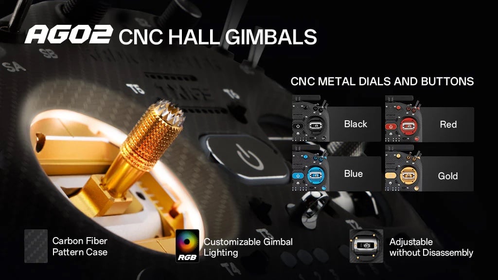 Radiomaster TX16S MK3 MAX Radio Controller (ELRS / M2) 5 AG02 HAll Gimbals TX16S