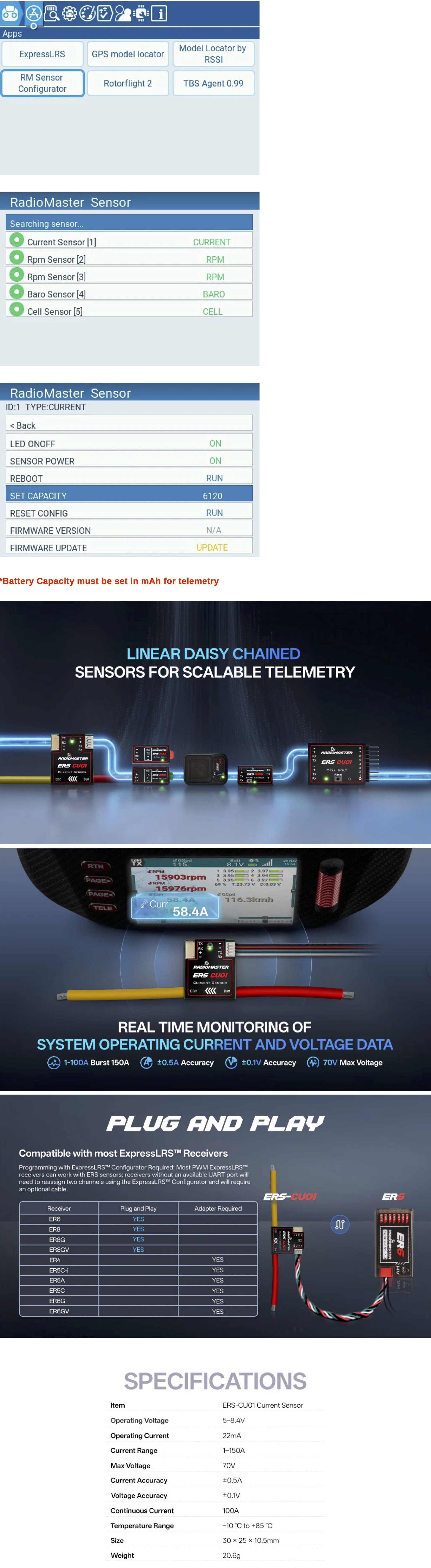 ERS CU01 Real Time Current Sensor Banner
