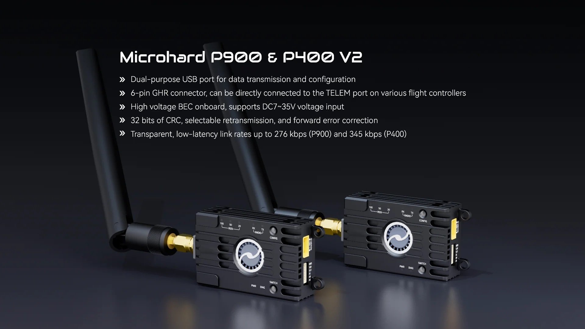 Holybro Microhard Telemetry Radio Set V2 1 MicroHardV2 A