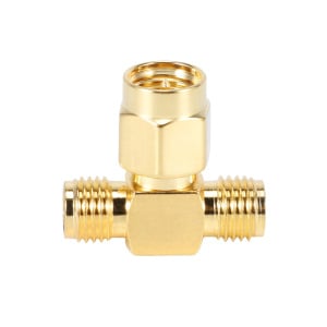 SMA / RP-SMA 3-Way T RF Coax Adapter Splitter Joiner