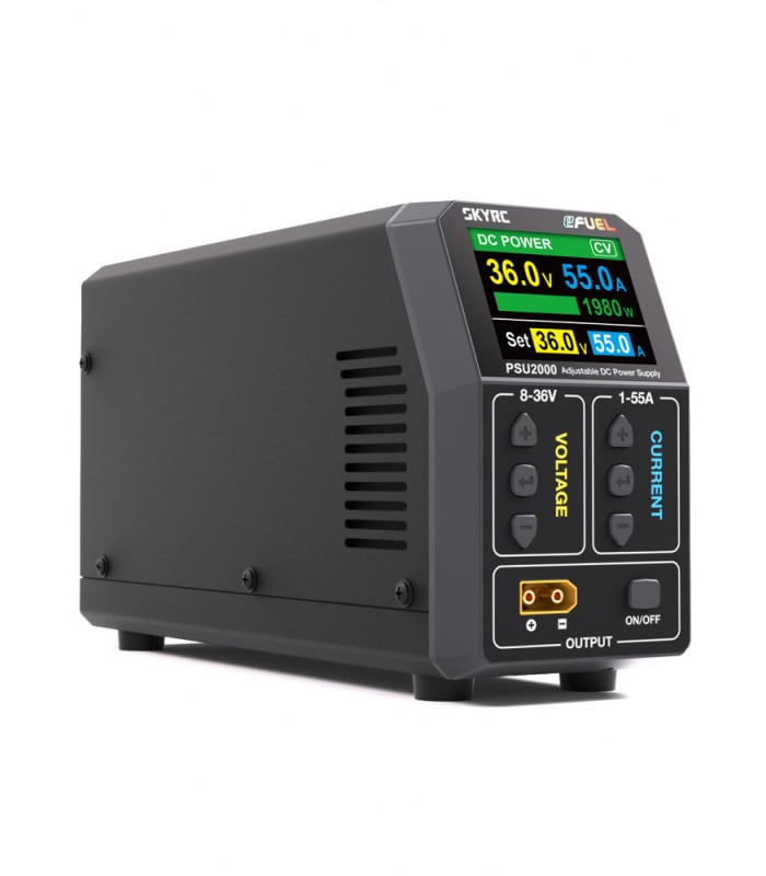 SkyRC PSU2000 2000W Adjustable DC Power Supply (8–36V / 55A) - Image 2
