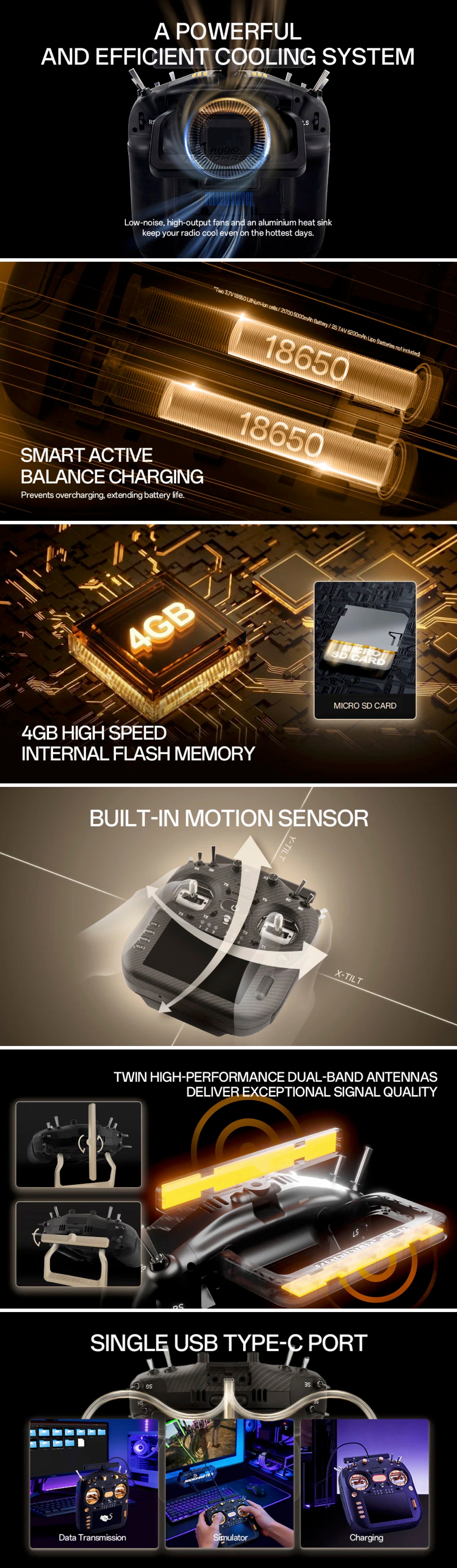 TX16S MK3 MAX Radio Controller Info