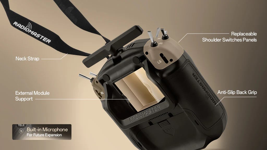 Radiomaster TX16S MK3 MAX Radio Controller (ELRS / M2) 7 TX16s MK3 MAX ModuleBay