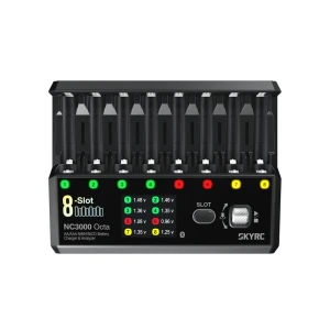 SkyRC NC3000 Octa 8 Slot AA/AAA NiMH & NiCD Battery Charger & Analyzer