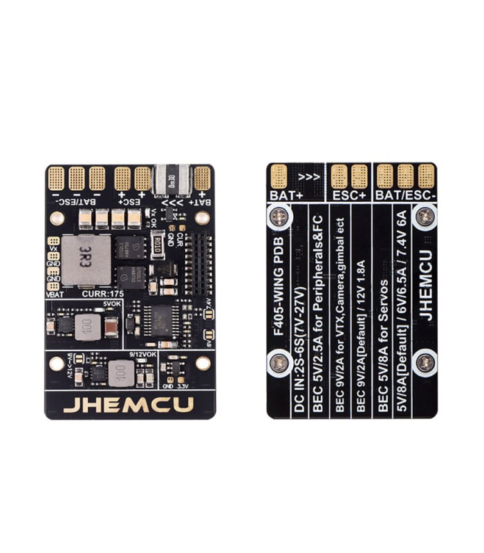 JHEMCU F405 Wing INAV Flight Controller + Barometer Gyroscope OSD Blackbox BEC - Image 3