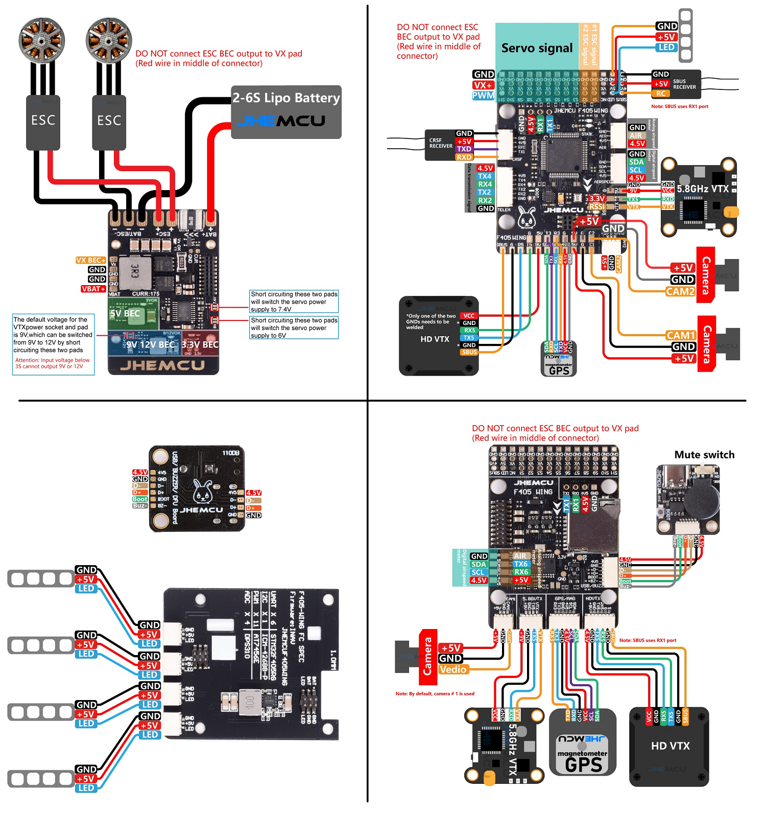 JHEMCUF405WING wiring