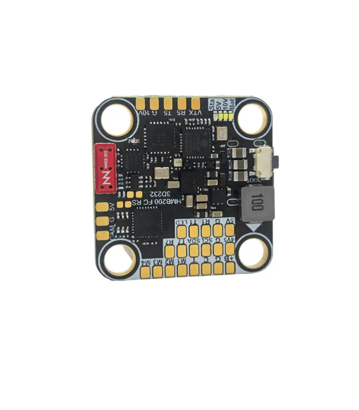 Hummingbird 200 Flight Controller AT32F435 ICM42688 with Diversity ELRS 2.4 Receiver 20x20 - Image 2