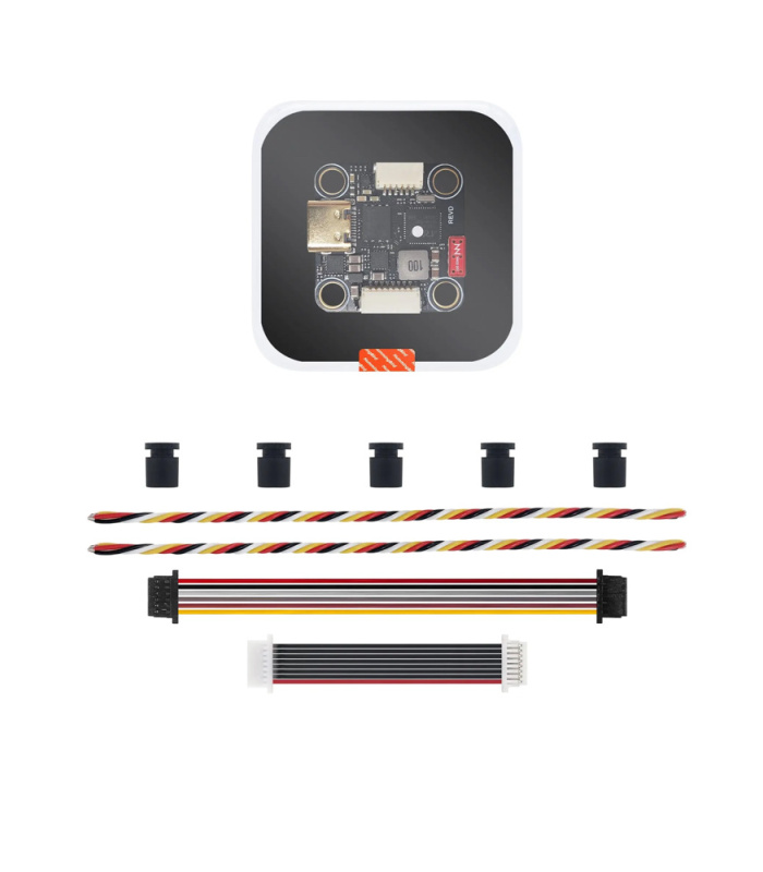 Hummingbird 200 Flight Controller AT32F435 ICM42688 with Diversity ELRS 2.4 Receiver 20x20 - Image 3