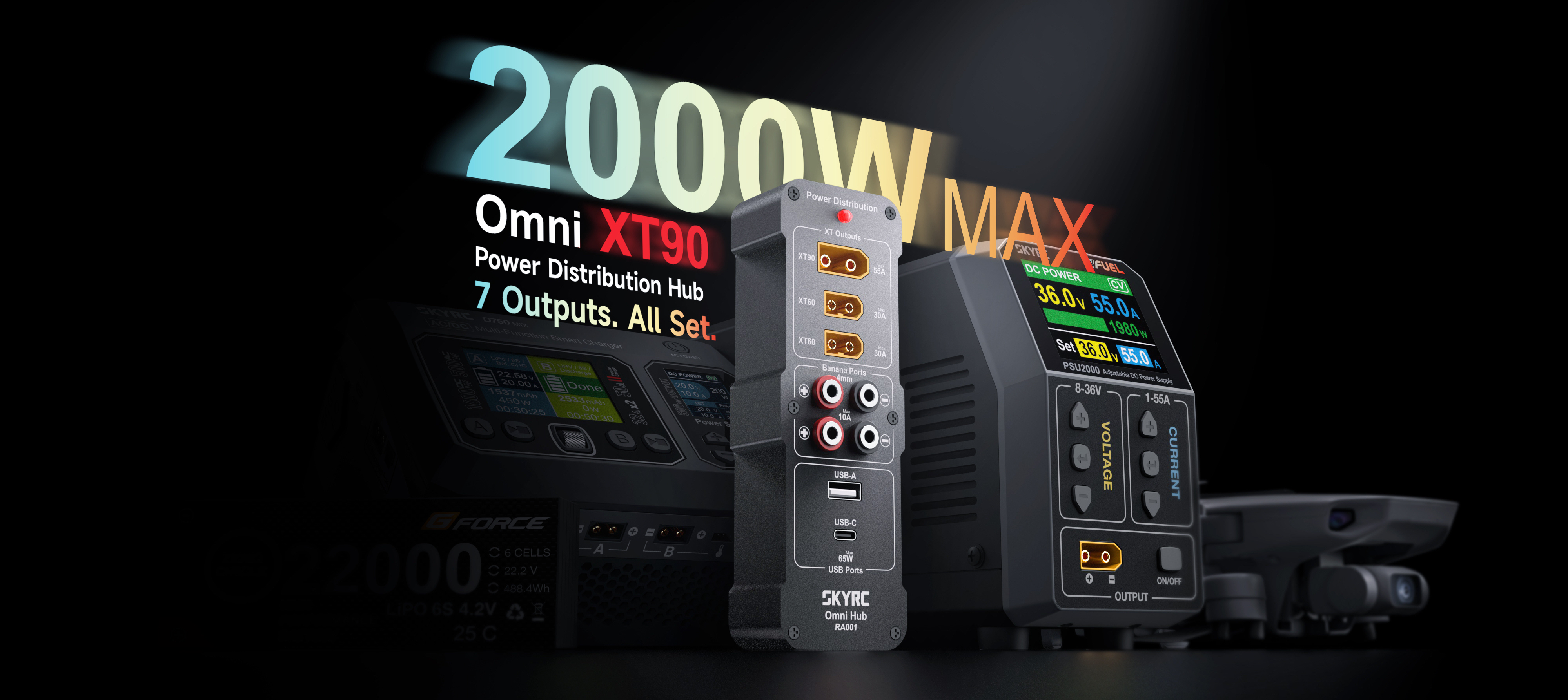 SkyRC Power Distribution Hub A