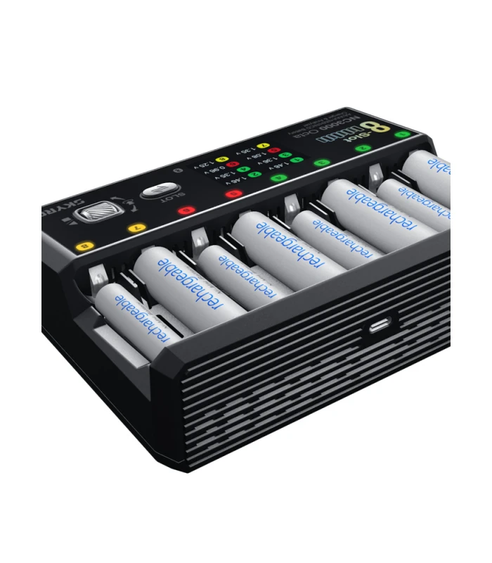 SkyRC NC3000 Octa 8 Slot AA/AAA NiMH & NiCD Battery Charger & Analyzer - Image 4