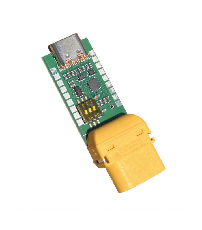 USB Type-C to XT60 Power Module (PD Fast Charge, Adjustable 5–28V Output) - Image 3
