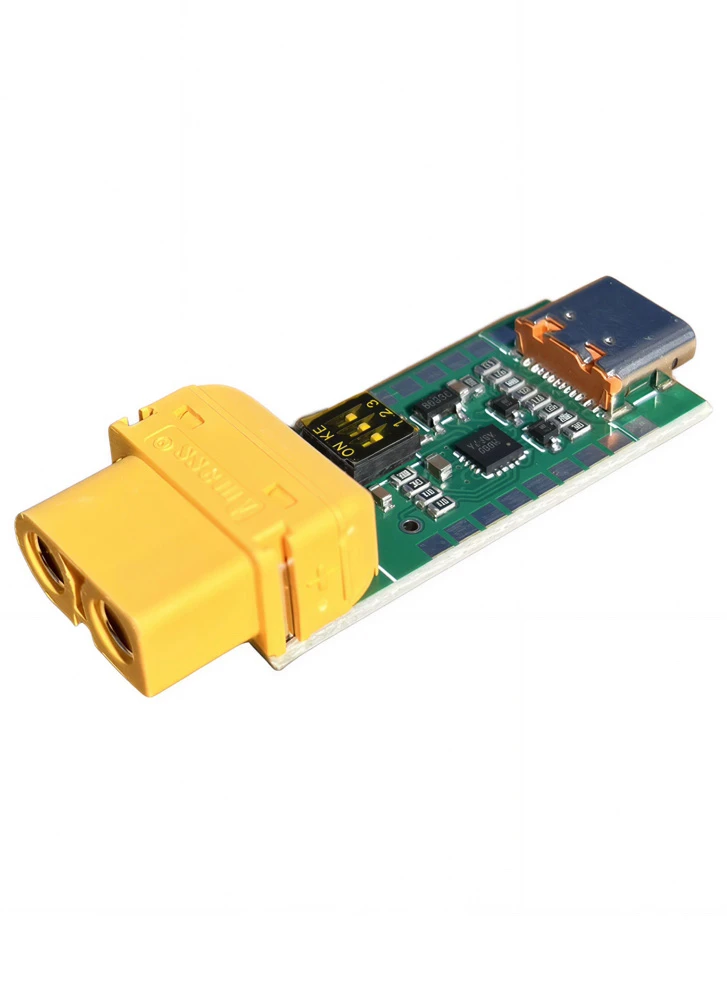USB Type-C to XT60 Power Module USB Type-C to XT60 Power Module (PD Fast Charge, Adjustable 5–28V Output) - Image 1