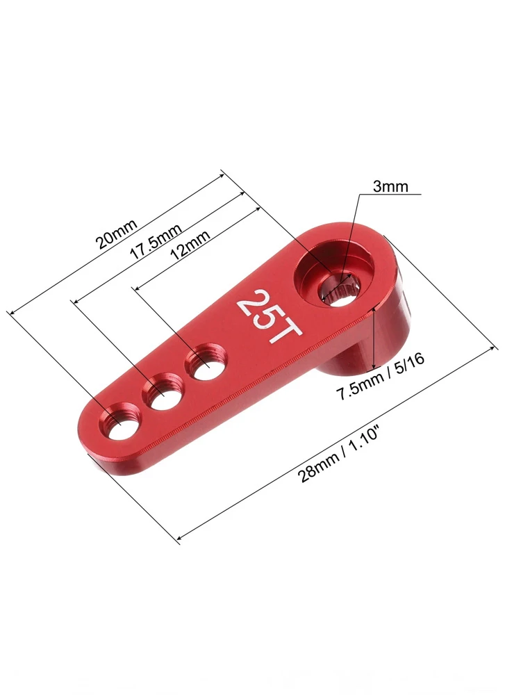 28mm Single Arm Sizing