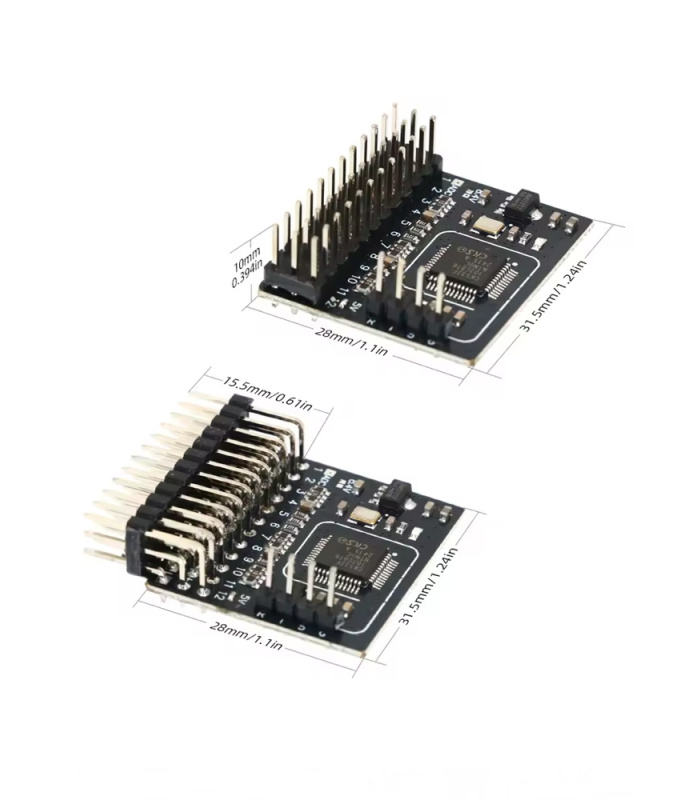 CRSF ELRS to 12CH PWM Converter (50Hz) - Image 3