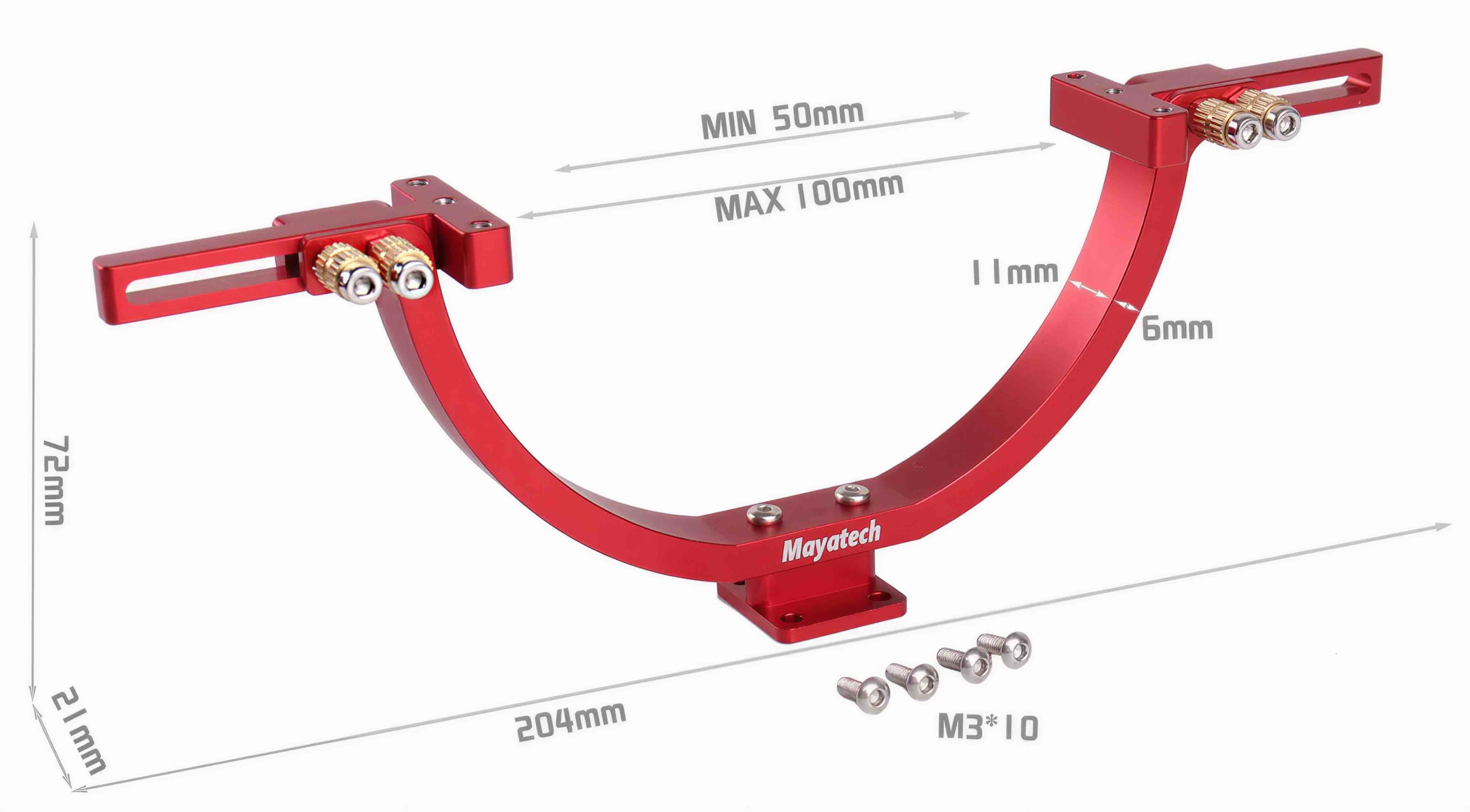 Mayatech Fixed Culvert Bracket Dimensions