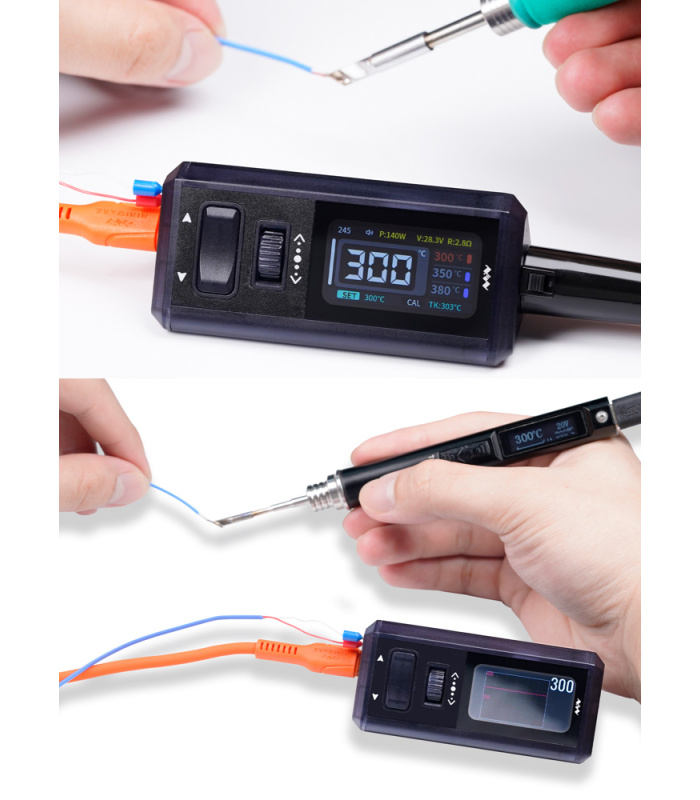 Miniware TS1M Mini Soldering Station – 200W USB-C PD & DC, Smart Control, 100–450°C - Image 10