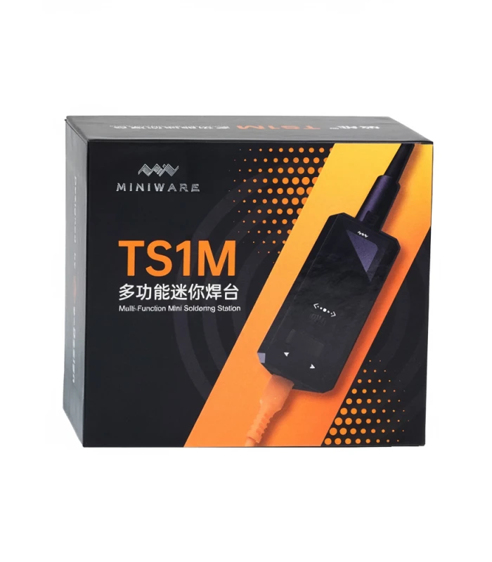 Miniware TS1M Mini Soldering Station – 200W USB-C PD & DC, Smart Control, 100–450°C - Image 3
