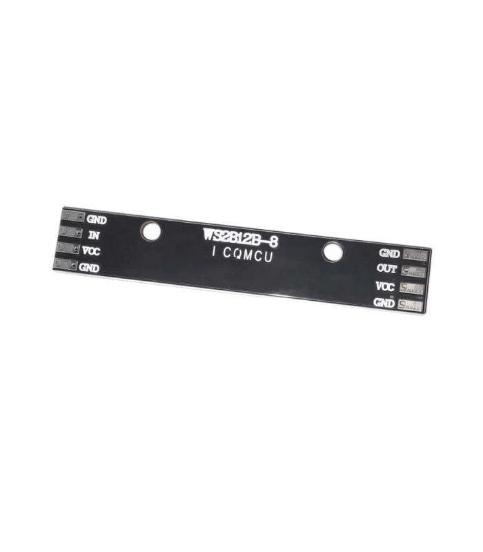 Slim WS2812B 8-LED Programmable RGB Strip - 5V Addressable - Image 2