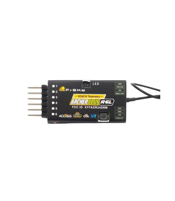 FrSky Archer Plus R6 LITE 2.4G 8CH ACCESS / ACCST Receiver - Image 2