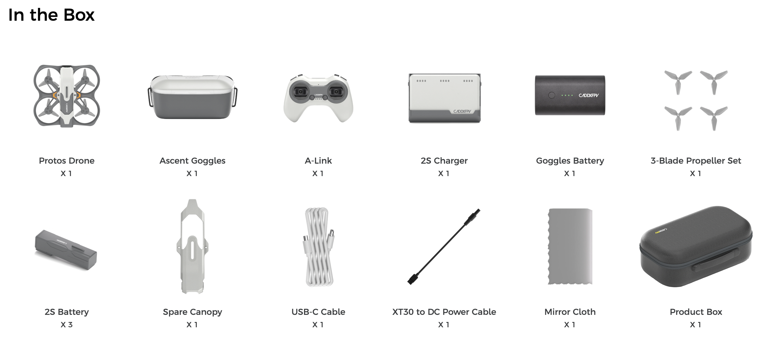 CaddxFPV Protos Kit