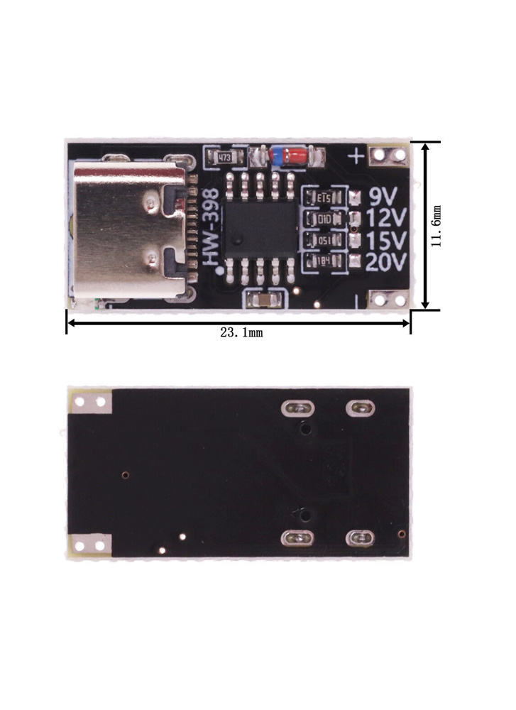 Power Supply USB C PDB