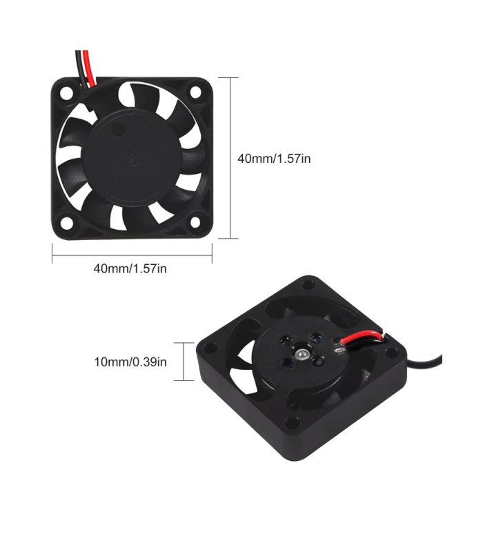 USB 40mm Cooling Fan – 5V Brushless - Image 2