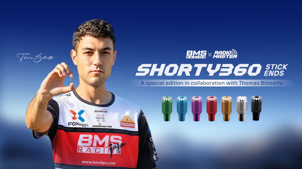 RadioMaster - Shorty360 Gimbal Stick Ends Thomas Bitmatta Edition 1 Shorty360 A