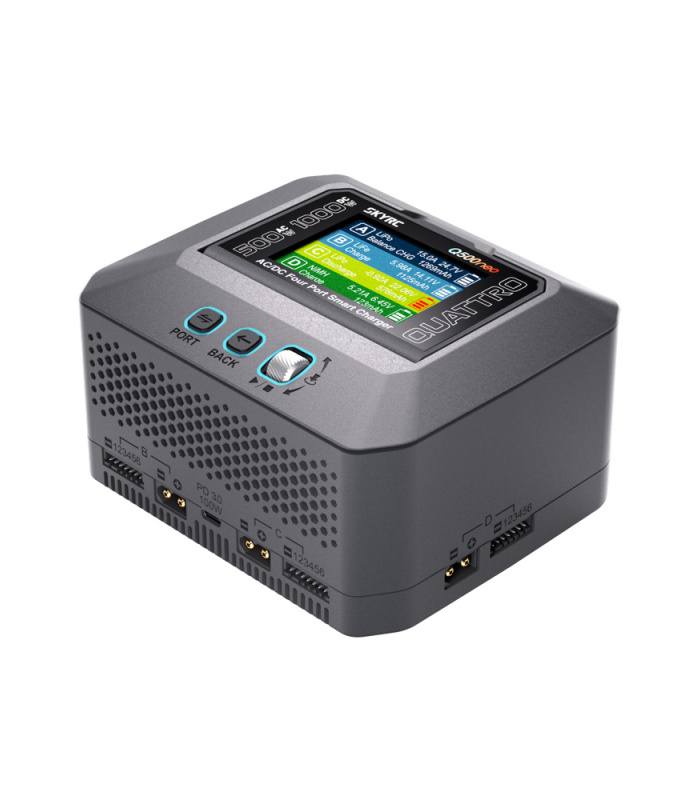 SkyRC Q500neo AC/DC 4-Port Charger 1-6S (XT60) - Image 2