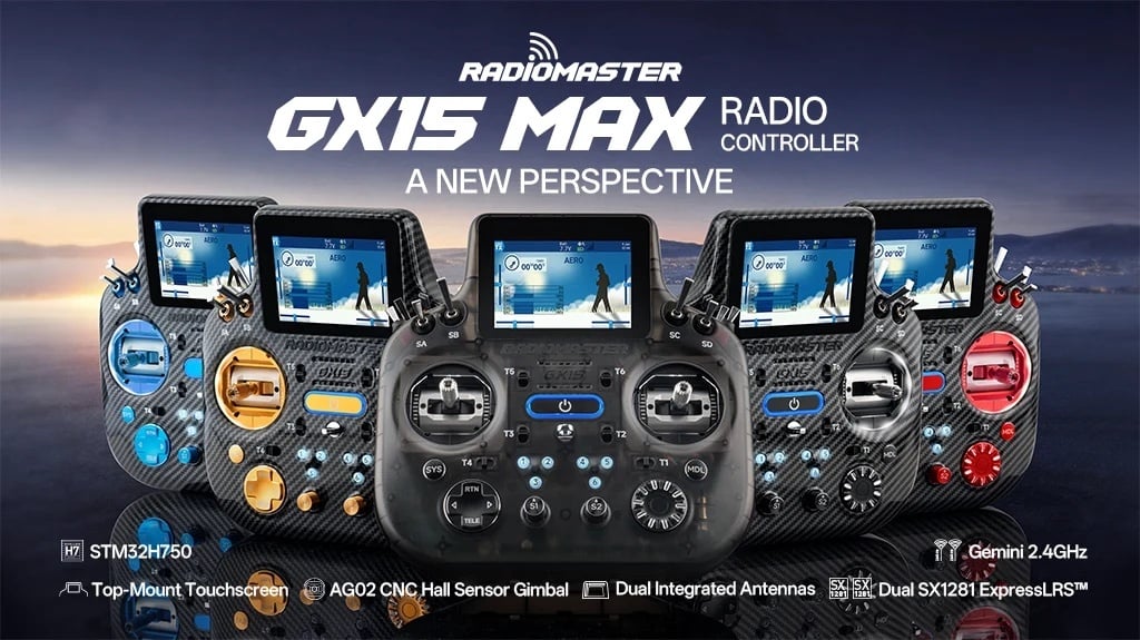 Radiomaster GX15 MAX Radio Controller (ELRS / M2) 1 GX15 Max Banner
