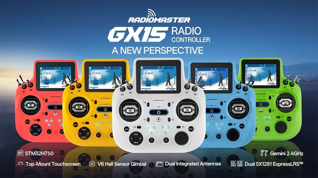 Radiomaster GX15 Radio Controller (ELRS / M2) 1 GX15 Radio