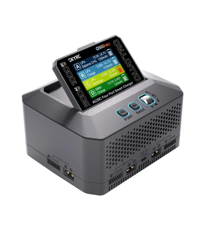 SkyRC Q500neo AC/DC 4-Port Charger 1-6S (XT60) - Image 6