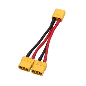 XT90 Y Lead Power Splitter – 1x Male to 2x Female