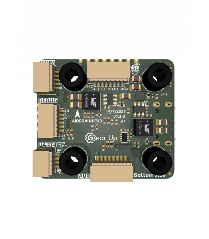 GearUp AirBrain H743 Flight Controller 3-10S 20x20 – NDAA Made in the EU - Image 2