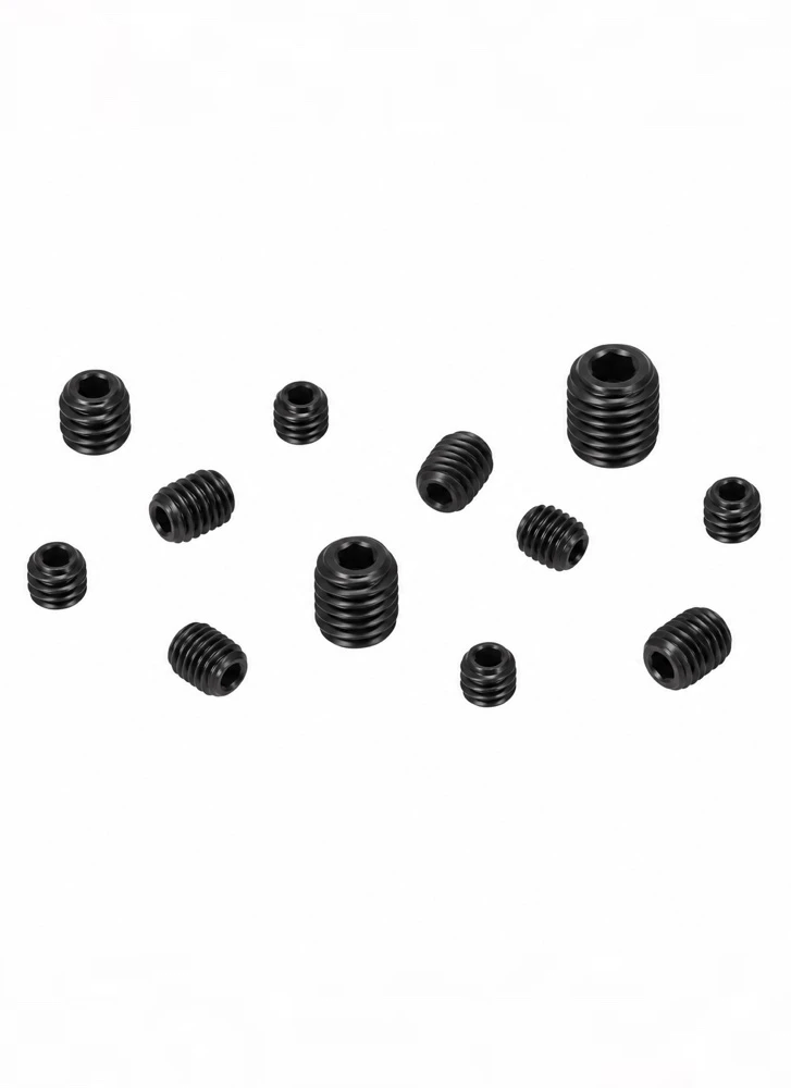 Black Grub Screws