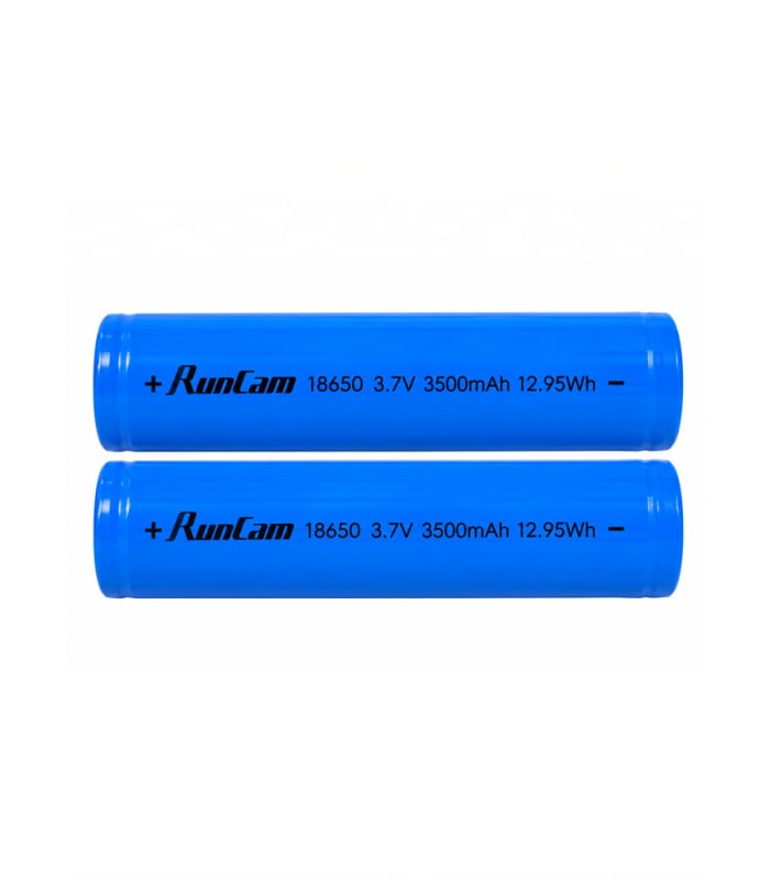RunCam 18650 3.7V 3500mAh Li-ion Battery Cells – 2PCS - Image 2