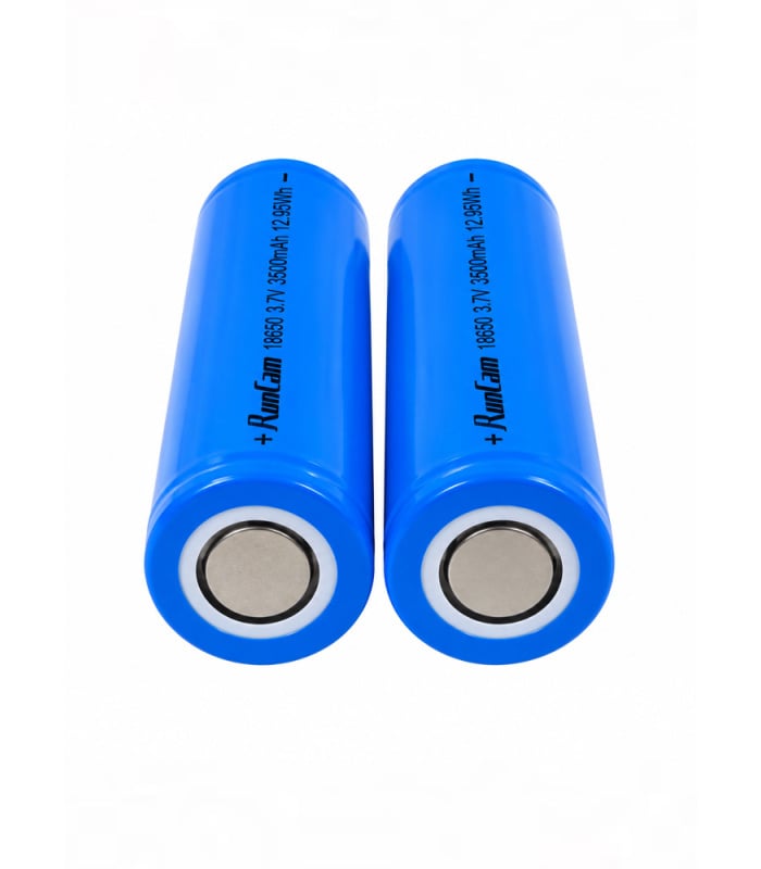 RunCam 18650 3.7V 3500mAh Li-ion Battery Cells – 2PCS - Image 4