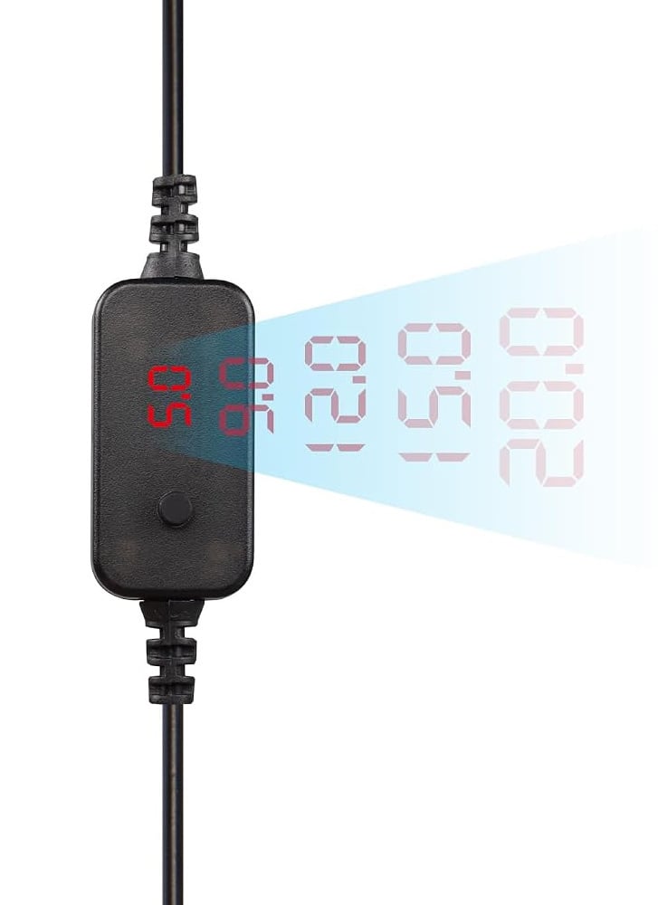 5V 9V 12V 15V 20V Adjustable Power Cable