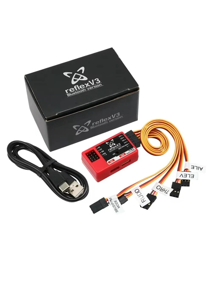 FMS Reflex V3 Bluetooth Gyro Flight Controller Contents