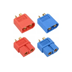 Nylon XT60 RC Power Connectors – Red / Blue