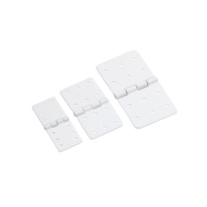 Nylon Pinned Control Surface Hinges for RC Aircraft - 10pcs