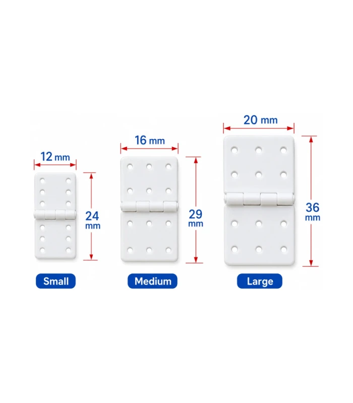 Nylon Pinned Control Surface Hinges for RC Aircraft - 10pcs - Image 2