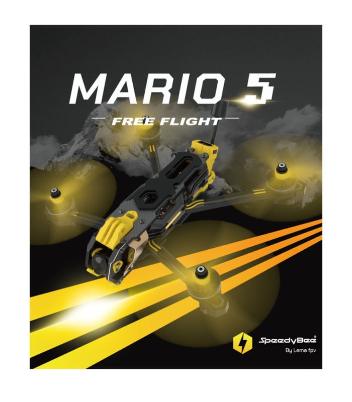 SpeedyBee Mario 5 5″ FPV Frame Kit – DC / XH – Lite / Advanced - Image 2